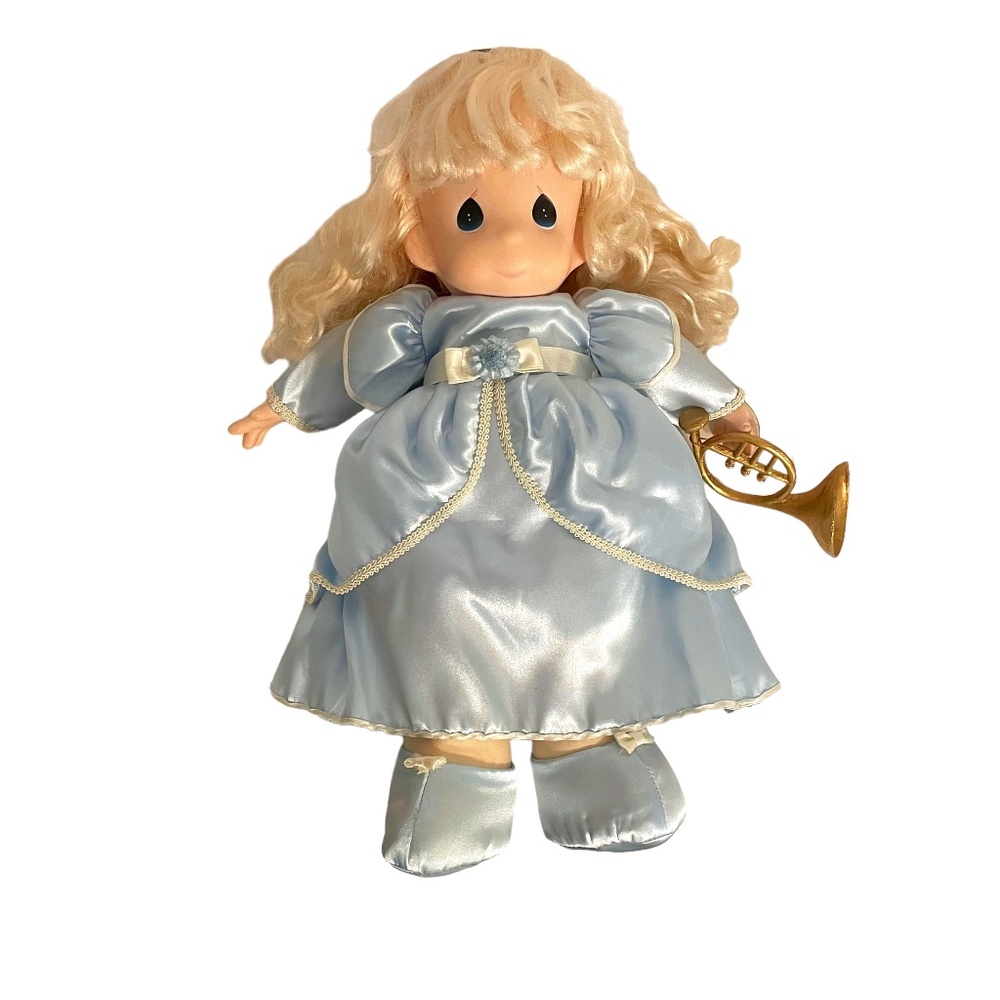 Precious‎ Moments Charity Songs of the Spirit Angel Doll Plush w/ French Horn
